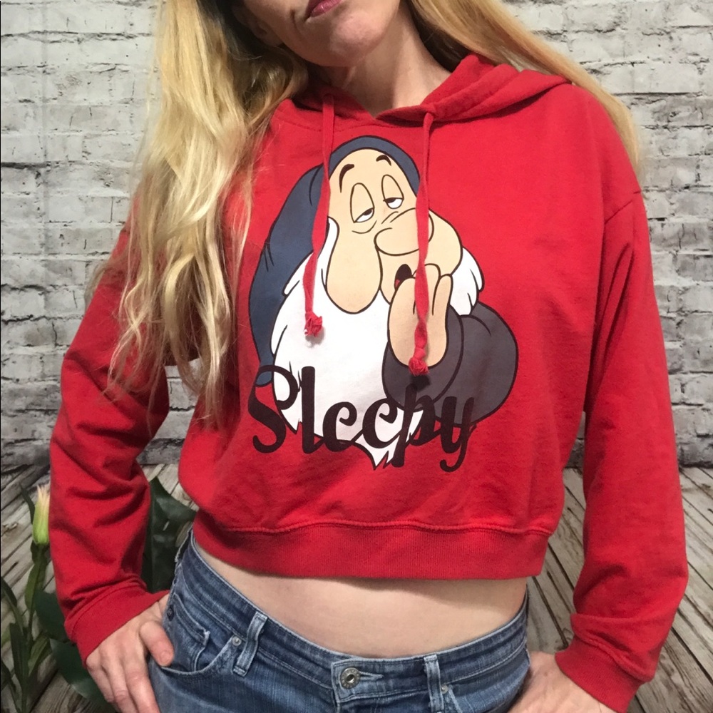 Disney “Sleepy” Cropped Hoodie